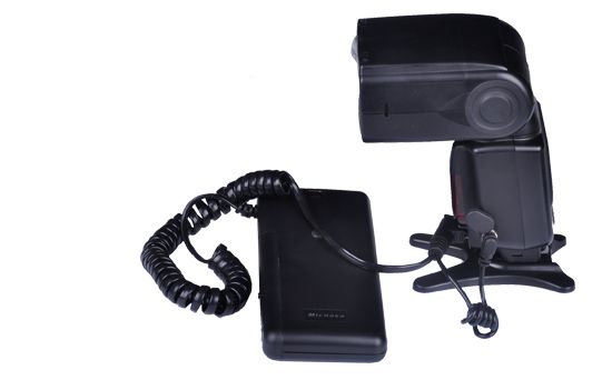 External Battery adaptor for flash Nikon