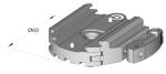 Monture rapide Fliplock avec vis pour convertir une Monoball