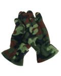 Fleece thinsulate gloves camo
