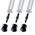 Gitzo short spike and rubber foot, 30mm, set of 3