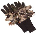 Hunter's Camo Leafy Net Gloves