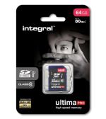 INTEGRAL - Tarjeta SDXC clase 10 UHS1 ULTIMA PRO - 64 GB