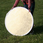 Réflecteur Blanc / Soft Or - Diamètre: 81cm