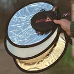 Mini reflector blanco difusor