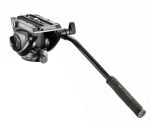 Lightweight fluid video head with flat base Manfrotto