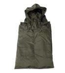 Poncho vinyl vert olive