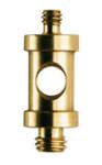 Short 16mm Spigot with 1/4'' and 3/8'' screw