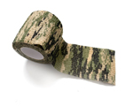 Soft woven camo tape with latex