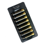 PACK - Chargeur piles USB + 8 piles rechargeables Li-ION 1.5 V AA