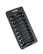 Chargeur vide USB pour 8 piles rechargeables Li-ION 1.5 V AA ou AAA