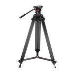 COMAN -  Alu Video Tripod with Q5S fluid head - Alu handles (DX16LS)