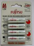 FUJITSU- Rechargeable Battery AA 4 PACK 1900 mAh