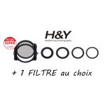 H&Y - KIT Porte-Filtre K-SERIES avec polarisant + 1 Filtre au choix