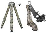 LEOFOTO Tripod +  head LS365C + PG-1 set camouflage