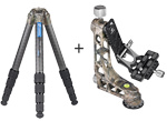 LEOFOTO - KIT Tripod LS-365C + Pendulum head PG-1 + bag - SEMI-CAMO