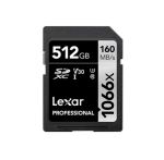 LEXAR - Carte SDXC 1066x Professional UHS-I - Silver série - 512 GB