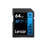 LEXAR - Carte SDHC™/SDXC™ UHS-I 633x - High-Performance PROFESSIONAL - 64 GB 