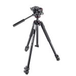 Manfrotto Trípode de aluminio de 3 secciones 190X con cabezal fluido XPRO