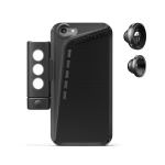 Manfrotto Caso Negro para iPhone 6P + 2 lentes + SMD LED con el trípode de montaje