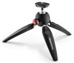 MANFROTTO - PIXI EVO, Mini 2-section tripod, black, light and compact with ball head