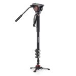 Manfrotto XPRO 4 section video monopod w Fluid head & FLUIDTECH base