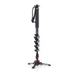 Manfrotto XPRO Carbon monopod de fluido de 5 secciones, FLUIDTECH base