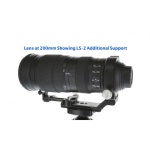 KIRK ENTERPRISE - Lens Collar for Nikon 200-500mm f / 5.6E AFS ED VR with LS-2 Combo