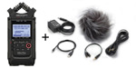 PACK: ZOOM H4N PRO Portable Recorder (all black) + ZOOM APH-4N PRO Accessory Kit