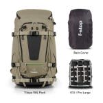 F-STOP - ESSENTIALS BUNDLE Tilopa V3 50L ( SAC + INSERT + HOUSSE ANTI-PLUIE ) Aloe vert