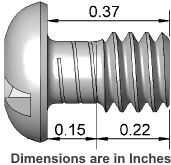 SW-105 - Extra Screw for P-5 Camera Body Plate