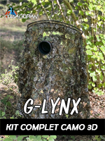 TRAGOPAN - KIT Complet CAMO 3D G-LYNX