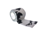 TRAGOPAN - Bande auto-agrippante, repositionnable - camouflage neige (4,5mx 5cm)