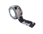 TRAGOPAN - Self-adhesive, repositionable tape - snow camouflage (4.5m x 2.5cm)