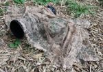 TRAGOPAN - Écharpe filet camo beige