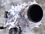 TRAGOPAN - GHILLIE sleeve for SMALL and MEDIUM telephoto lenses - SNOW