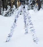 TRAGOPAN - Juego de 3 fundas 3D SNOW para patas TRÍPODE